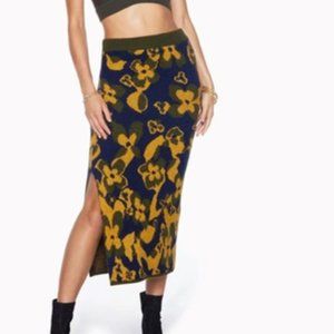 RAMY BROOK ​Dion Floral Knit Pencil Skirt